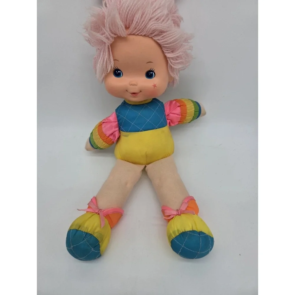 1983 Mattel Hallmark Rainbow Brite Baby Brite Doll Tickled Pink Vintage 15